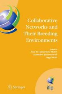 cover of the book Collaborative Networks and Their Breeding Environments: IFIP TC5 WG 5.5 Sixth IFIP Working Conference on VIRTUAL ENTERPRISES, 26–28 September, 2005, Valencia, Spain