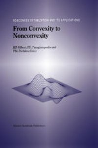 cover of the book From Convexity to Nonconvexity