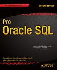 cover of the book Pro Oracle SQL