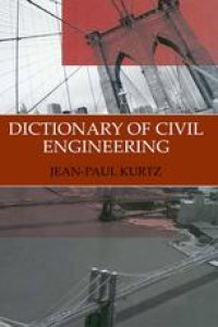 cover of the book Dictionary of Civil Engineering: English-French