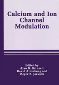 cover of the book Calcium and Ion Channel Modulation