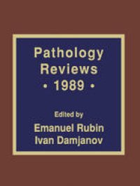 cover of the book Pathology Reviews · 1989