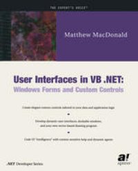 cover of the book User Interfaces in VB .NET: Windows Forms and Custom Controls