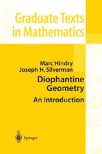 cover of the book Diophantine Geometry: An Introduction