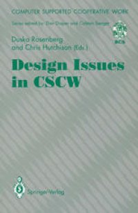 cover of the book Design Issues in CSCW