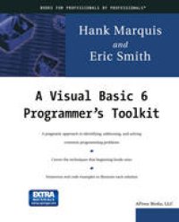 cover of the book A Visual Basic 6 Programmer’s Toolkit