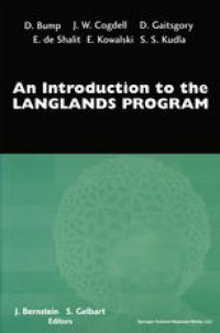 cover of the book An Introduction to the Langlands Program