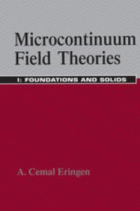 cover of the book Microcontinuum Field Theories: I. Foundations and Solids