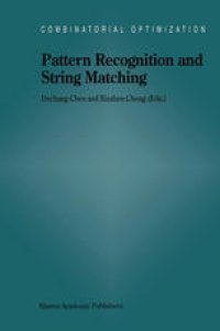 cover of the book Pattern Recognition and String Matching