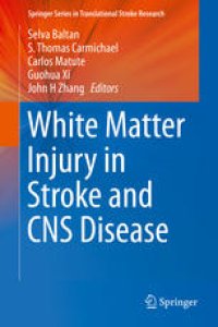 cover of the book White Matter Injury in Stroke and CNS Disease