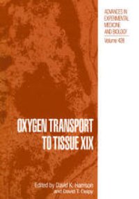 cover of the book Oxygen Transport to Tissue XIX