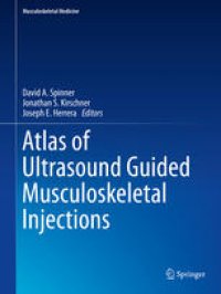 cover of the book Atlas of Ultrasound Guided Musculoskeletal Injections