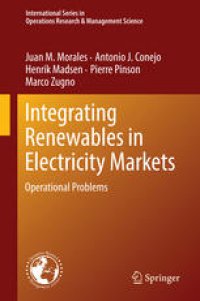 cover of the book Integrating Renewables in Electricity Markets: Operational Problems