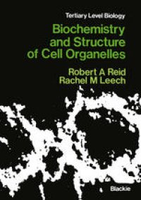 cover of the book Biochemistry and Structure of Cell Organelles