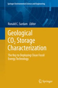 cover of the book Geological CO2 Storage Characterization: The Key to Deploying Clean Fossil Energy Technology