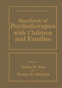 cover of the book Handbook of Psychotherapies with Children and Families