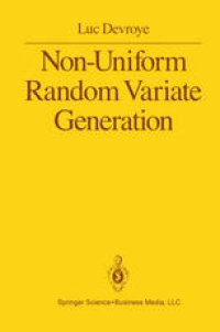 cover of the book Non-Uniform Random Variate Generation