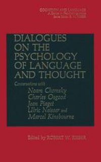 cover of the book Dialogues on the Psychology of Language and Thought