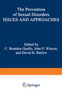 cover of the book The Prevention of Sexual Disorders: Issues and Approaches