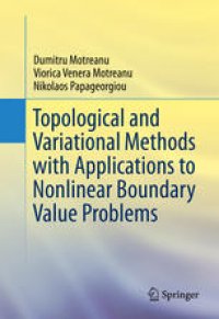 cover of the book Topological and Variational Methods with Applications to Nonlinear Boundary Value Problems