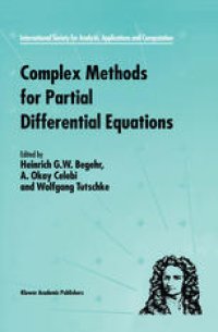 cover of the book Complex Methods for Partial Differential Equations