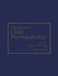 cover of the book Handbook of Child Psychopathology