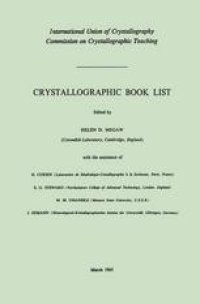 cover of the book Crystallographic Book List