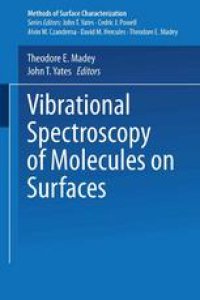 cover of the book Vibrational Spectroscopy of Molecules on Surfaces