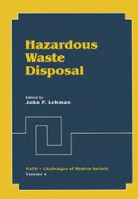 cover of the book Hazardous Waste Disposal