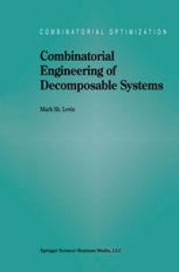 cover of the book Combinatorial Engineering of Decomposable Systems