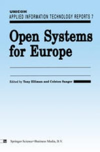 cover of the book Open Systems For Europe