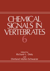 cover of the book Chemical Signals in Vertebrates 6