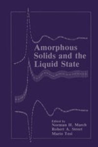 cover of the book Amorphous Solids and the Liquid State