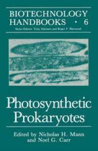 cover of the book Photosynthetic Prokaryotes