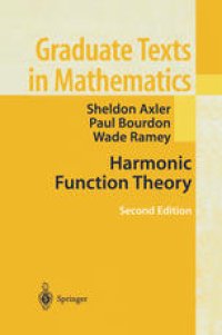 cover of the book Harmonic Function Theory