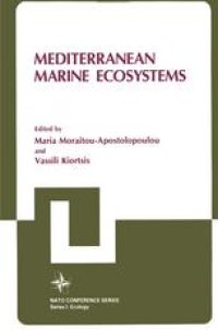 cover of the book Mediterranean Marine Ecosystems