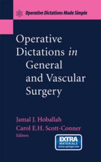 cover of the book Operative Dictations in General and Vascular Surgery: Operative Dictations Made Simple