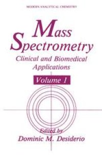 cover of the book Mass Spectrometry: Clinical and Biomedical Applications