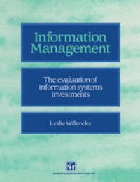 cover of the book Information management: The evaluation of information systems investments