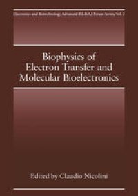 cover of the book Biophysics of Electron Transfer and Molecular Bioelectronics