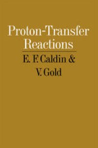 cover of the book Proton-Transfer Reactions