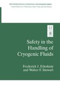 cover of the book Safety in the Handling of Cryogenic Fluids