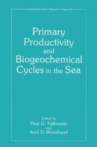 cover of the book Primary Productivity and Biogeochemical Cycles in the Sea