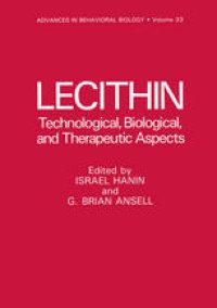 cover of the book Lecithin: Technological, Biological, and Therapeutic Aspects