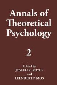 cover of the book Annals of Theoretical Psychology: Volume 2