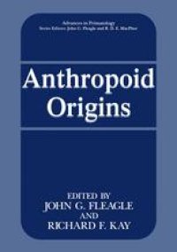 cover of the book Anthropoid Origins