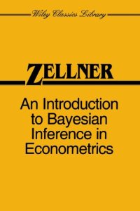 cover of the book An introduction to Bayesian inference in econometrics