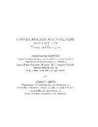 cover of the book Convex Analysis and Non Linear Optimization