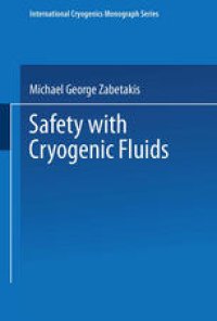 cover of the book Safety with Cryogenic Fluids