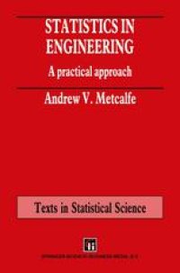 cover of the book Statistics in Engineering: A Practical approach